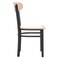 Flash Furniture Metal Dining Chair with Natural Wood Seat & Back XU-DG6V5B-NAT-GG - alternate 6